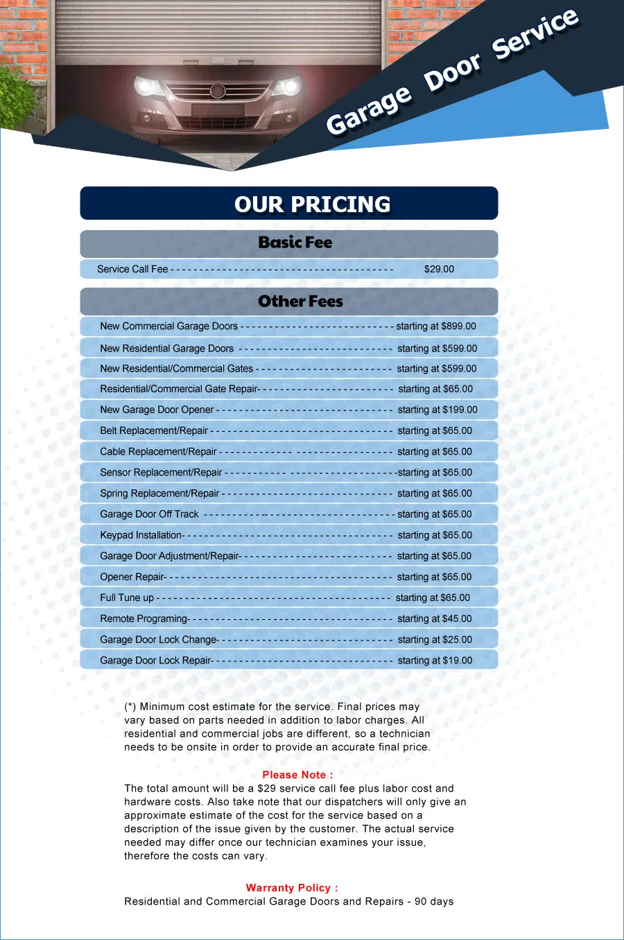 Eagle Garage Door Service Holmes, PA 610-553-5463